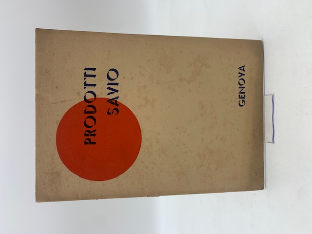 Prodotti Savio, Genova (Catalogo specialità medicinali)